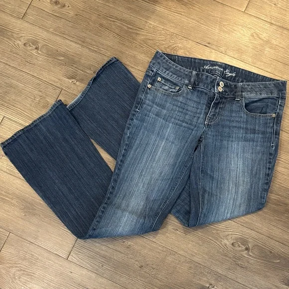 🆕 American Eagle Outfitters Artist Jeans. 8L. Worn once!!💥 - Picture 1 of 5